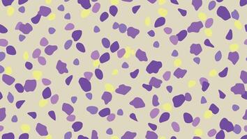 Hand painted monochromatic terrazzo pattern design vector