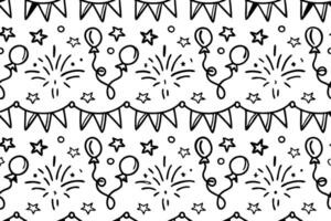 Independence day pattern vector