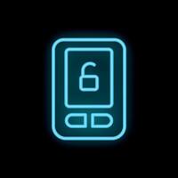 Mobile phone with unlocked padlock on screen showing cyber security concept vector