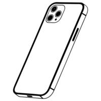 Smartphone Mockup to Showcase UI Designs. vector