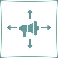 Ad Campaign Icon Design vector