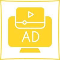 Ad Icon Design vector