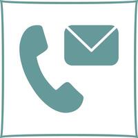 Contact Us Icon Design vector