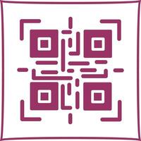 QR Code Reader Icon Design vector