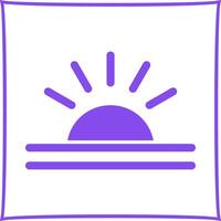 Sunrise Icon Design vector