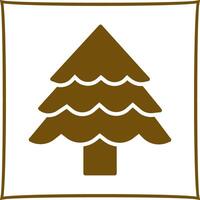 Christmas Tree Icon Design vector