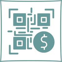 QR Code Payment Icon Design vector