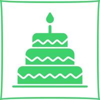 Cake Topper Icon Design vector