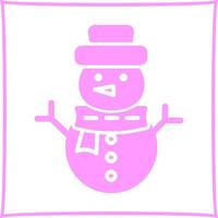 Snowman Icon Design vector