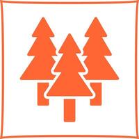 Evergreen Tree Icon Design vector