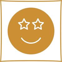 Star-Struck Icon Design vector