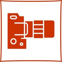 DSLR Essentials Icon Design vector