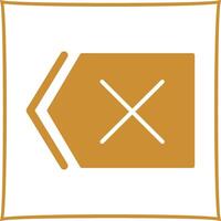 Delete Icon Design vector
