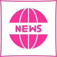 News Website Icon Design vector