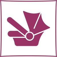 Car Seat Safety Icon Design vector