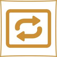 Repeat Button Icon Design vector