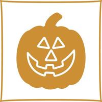 Jack-O-Lantern Icon Design vector
