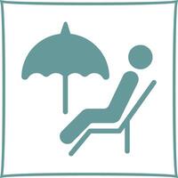 Relaxing Day Icon Design vector