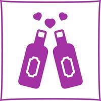 Wine Chill Icon Design vector
