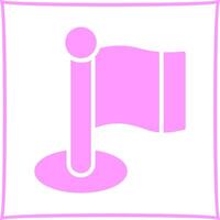 Flagpole Icon Design vector