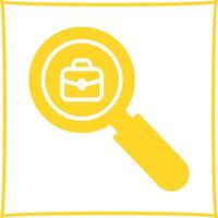 Job Hunting Icon Design vector
