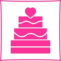 Cake Icon Design vector