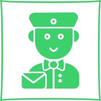 Mail Carrier Icon Design vector