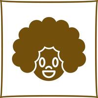Clown Face Icon Design vector