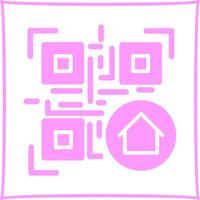 QR Code Menu Icon Design vector