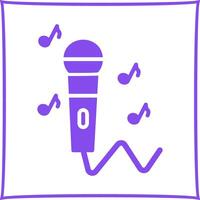 Karaoke Icon Design vector