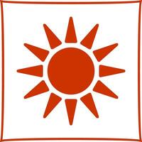 Sun Icon Design vector