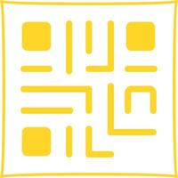 QR Code Icon Design vector