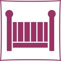 Nursery Cots Icon Design vector