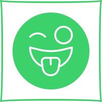 Zany Face Icon Design vector