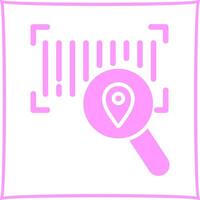 Barcode Tracking Icon Design vector