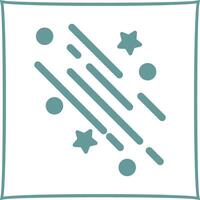 Party Streamers Icon Design vector