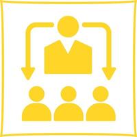 HR Technology Icon Design vector