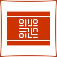 QR Code Business Card Icon Design vector