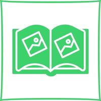 Memory Book Icon Design vector