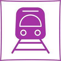 Light Rail Icon Design vector