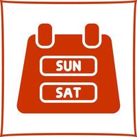 Weekend Getaway Icon Design vector