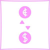 Currency Exchange Icon Design vector