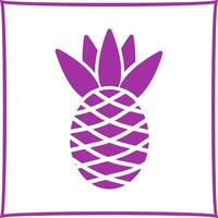 Pineapple Icon Design vector