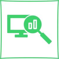 Data Research Icon Design vector