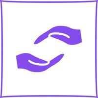 Supportive Hand Icon Design vector