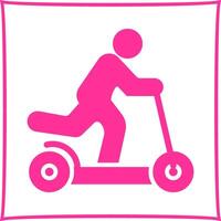 Kick Scooter Icon Design vector