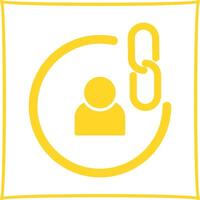 Contact Links Icon Design vector