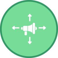 Ad Campaign Icon Design vector