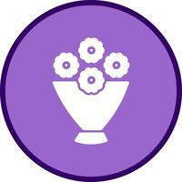 Flower Bouquet Icon Design vector
