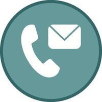 Contact Us Icon Design vector